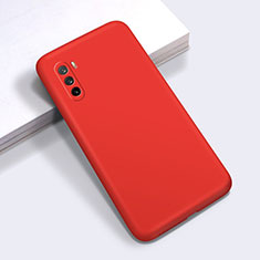 Silikon Hülle Handyhülle Ultra Dünn Flexible Schutzhülle 360 Grad Ganzkörper Tasche S01 für Huawei Mate 40 Lite 5G Rot