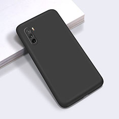 Silikon Hülle Handyhülle Ultra Dünn Flexible Schutzhülle 360 Grad Ganzkörper Tasche S01 für Huawei Mate 40 Lite 5G Schwarz
