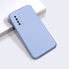 Silikon Hülle Handyhülle Ultra Dünn Flexible Schutzhülle 360 Grad Ganzkörper Tasche S01 für Huawei Nova 7 Pro 5G Hellblau