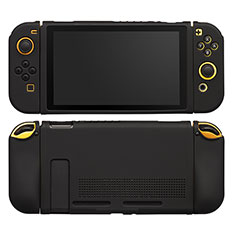 Silikon Hülle Handyhülle Ultra Dünn Flexible Schutzhülle 360 Grad Ganzkörper Tasche S01 für Nintendo Switch Schwarz