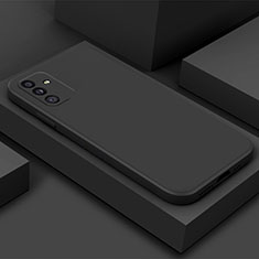 Silikon Hülle Handyhülle Ultra Dünn Flexible Schutzhülle 360 Grad Ganzkörper Tasche S01 für Samsung Galaxy A04s Schwarz