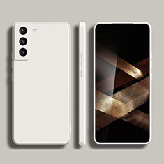 Silikon Hülle Handyhülle Ultra Dünn Flexible Schutzhülle 360 Grad Ganzkörper Tasche S01 für Samsung Galaxy S24 Plus 5G Weiß