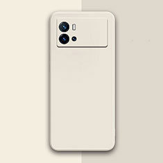 Silikon Hülle Handyhülle Ultra Dünn Flexible Schutzhülle 360 Grad Ganzkörper Tasche S01 für Vivo iQOO 9 5G Weiß