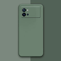 Silikon Hülle Handyhülle Ultra Dünn Flexible Schutzhülle 360 Grad Ganzkörper Tasche S01 für Vivo iQOO 9 Pro 5G Grün