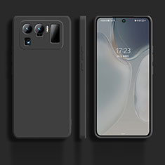 Silikon Hülle Handyhülle Ultra Dünn Flexible Schutzhülle 360 Grad Ganzkörper Tasche S01 für Xiaomi Mi 11 Ultra 5G Schwarz