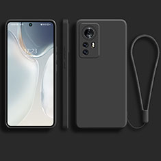 Silikon Hülle Handyhülle Ultra Dünn Flexible Schutzhülle 360 Grad Ganzkörper Tasche S01 für Xiaomi Mi 12S 5G Schwarz