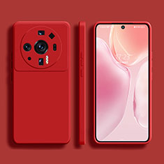 Silikon Hülle Handyhülle Ultra Dünn Flexible Schutzhülle 360 Grad Ganzkörper Tasche S01 für Xiaomi Mi 12S Ultra 5G Rot