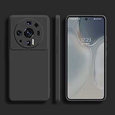 Silikon Hülle Handyhülle Ultra Dünn Flexible Schutzhülle 360 Grad Ganzkörper Tasche S01 für Xiaomi Mi 12S Ultra 5G Schwarz