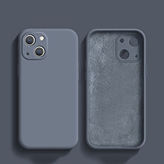 Silikon Hülle Handyhülle Ultra Dünn Flexible Schutzhülle 360 Grad Ganzkörper Tasche S02 für Apple iPhone 13 Blau