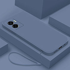 Silikon Hülle Handyhülle Ultra Dünn Flexible Schutzhülle 360 Grad Ganzkörper Tasche S02 für OnePlus Nord N300 5G Lavendel Grau