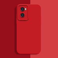 Silikon Hülle Handyhülle Ultra Dünn Flexible Schutzhülle 360 Grad Ganzkörper Tasche S02 für Oppo A76 Rot