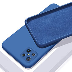 Silikon Hülle Handyhülle Ultra Dünn Flexible Schutzhülle 360 Grad Ganzkörper Tasche S02 für Oppo A92s 5G Blau