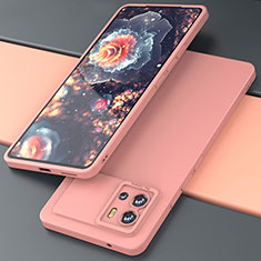 Silikon Hülle Handyhülle Ultra Dünn Flexible Schutzhülle 360 Grad Ganzkörper Tasche S02 für Vivo iQOO 9 Pro 5G Rosa