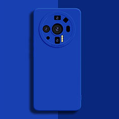 Silikon Hülle Handyhülle Ultra Dünn Flexible Schutzhülle 360 Grad Ganzkörper Tasche S02 für Xiaomi Mi 12 Ultra 5G Blau