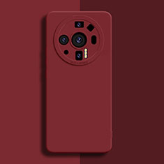 Silikon Hülle Handyhülle Ultra Dünn Flexible Schutzhülle 360 Grad Ganzkörper Tasche S02 für Xiaomi Mi 12 Ultra 5G Fuchsie