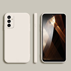Silikon Hülle Handyhülle Ultra Dünn Flexible Schutzhülle 360 Grad Ganzkörper Tasche S03 für Samsung Galaxy A13 5G Weiß