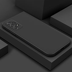 Silikon Hülle Handyhülle Ultra Dünn Flexible Schutzhülle 360 Grad Ganzkörper Tasche S03 für Samsung Galaxy A32 5G Schwarz