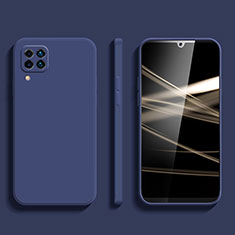 Silikon Hülle Handyhülle Ultra Dünn Flexible Schutzhülle 360 Grad Ganzkörper Tasche S03 für Samsung Galaxy A42 5G Blau