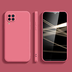 Silikon Hülle Handyhülle Ultra Dünn Flexible Schutzhülle 360 Grad Ganzkörper Tasche S03 für Samsung Galaxy A42 5G Pink