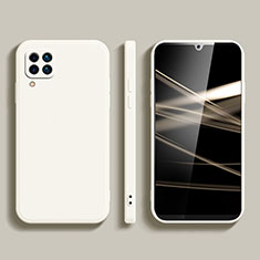 Silikon Hülle Handyhülle Ultra Dünn Flexible Schutzhülle 360 Grad Ganzkörper Tasche S03 für Samsung Galaxy A42 5G Weiß