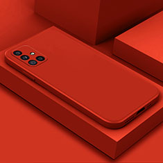 Silikon Hülle Handyhülle Ultra Dünn Flexible Schutzhülle 360 Grad Ganzkörper Tasche S03 für Samsung Galaxy A71 4G A715 Rot