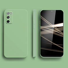Silikon Hülle Handyhülle Ultra Dünn Flexible Schutzhülle 360 Grad Ganzkörper Tasche S03 für Samsung Galaxy S20 Lite 5G Grün