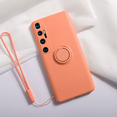 Silikon Hülle Handyhülle Ultra Dünn Flexible Schutzhülle 360 Grad Ganzkörper Tasche S03 für Xiaomi Mi 10 Ultra Orange