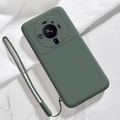 Silikon Hülle Handyhülle Ultra Dünn Flexible Schutzhülle 360 Grad Ganzkörper Tasche S03 für Xiaomi Mi 12S Ultra 5G Grün