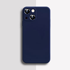 Silikon Hülle Handyhülle Ultra Dünn Flexible Schutzhülle 360 Grad Ganzkörper Tasche S04 für Apple iPhone 13 Blau