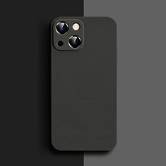 Silikon Hülle Handyhülle Ultra Dünn Flexible Schutzhülle 360 Grad Ganzkörper Tasche S04 für Apple iPhone 13 Mini Schwarz