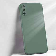 Silikon Hülle Handyhülle Ultra Dünn Flexible Schutzhülle 360 Grad Ganzkörper Tasche S04 für Huawei Enjoy 10e Grün