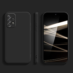 Silikon Hülle Handyhülle Ultra Dünn Flexible Schutzhülle 360 Grad Ganzkörper Tasche S04 für Samsung Galaxy A23 5G Schwarz