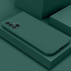 Silikon Hülle Handyhülle Ultra Dünn Flexible Schutzhülle 360 Grad Ganzkörper Tasche S04 für Samsung Galaxy A51 4G Nachtgrün