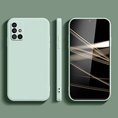 Silikon Hülle Handyhülle Ultra Dünn Flexible Schutzhülle 360 Grad Ganzkörper Tasche S04 für Samsung Galaxy A71 4G A715 Minzgrün