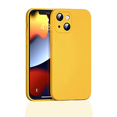 Silikon Hülle Handyhülle Ultra Dünn Flexible Schutzhülle 360 Grad Ganzkörper Tasche S05 für Apple iPhone 13 Gelb