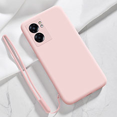 Silikon Hülle Handyhülle Ultra Dünn Flexible Schutzhülle 360 Grad Ganzkörper Tasche S05 für OnePlus Nord N300 5G Rosa