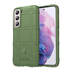 Silikon Hülle Handyhülle Ultra Dünn Flexible Schutzhülle 360 Grad Ganzkörper Tasche S06 für Samsung Galaxy S21 Plus 5G Grün