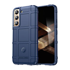 Silikon Hülle Handyhülle Ultra Dünn Flexible Schutzhülle 360 Grad Ganzkörper Tasche S06 für Samsung Galaxy S24 5G Blau
