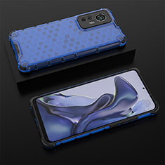 Silikon Hülle Handyhülle Ultra Dünn Flexible Schutzhülle 360 Grad Ganzkörper Tasche S06 für Xiaomi Mi 12 5G Blau