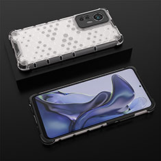 Silikon Hülle Handyhülle Ultra Dünn Flexible Schutzhülle 360 Grad Ganzkörper Tasche S06 für Xiaomi Mi 12 5G Weiß