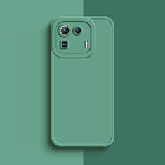 Silikon Hülle Handyhülle Ultra Dünn Flexible Schutzhülle 360 Grad Ganzkörper Tasche S07 für Xiaomi Mi 11 Pro 5G Grün