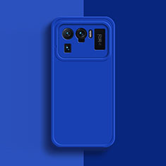 Silikon Hülle Handyhülle Ultra Dünn Flexible Schutzhülle 360 Grad Ganzkörper Tasche S08 für Xiaomi Mi 11 Ultra 5G Blau