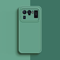 Silikon Hülle Handyhülle Ultra Dünn Flexible Schutzhülle 360 Grad Ganzkörper Tasche S08 für Xiaomi Mi 11 Ultra 5G Grün