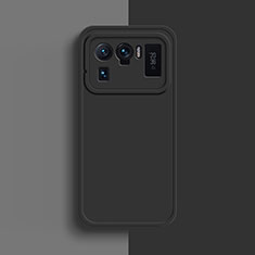 Silikon Hülle Handyhülle Ultra Dünn Flexible Schutzhülle 360 Grad Ganzkörper Tasche S08 für Xiaomi Mi 11 Ultra 5G Schwarz