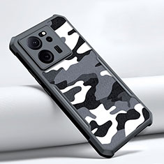 Silikon Hülle Handyhülle Ultra Dünn Flexible Schutzhülle 360 Grad Ganzkörper Tasche XD1 für Xiaomi Mi 13T 5G Schwarz