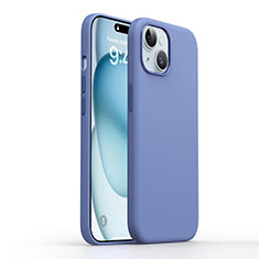 Silikon Hülle Handyhülle Ultra Dünn Flexible Schutzhülle 360 Grad Ganzkörper Tasche YK1 für Apple iPhone 14 Blau