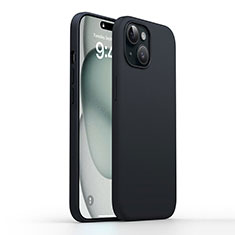 Silikon Hülle Handyhülle Ultra Dünn Flexible Schutzhülle 360 Grad Ganzkörper Tasche YK1 für Apple iPhone 14 Schwarz