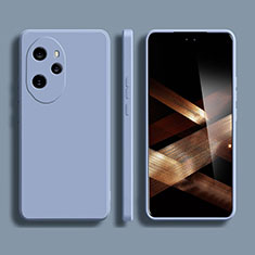 Silikon Hülle Handyhülle Ultra Dünn Flexible Schutzhülle 360 Grad Ganzkörper Tasche YK1 für Huawei Honor 100 Pro 5G Lavendel Grau