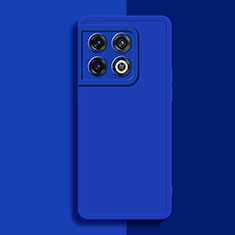 Silikon Hülle Handyhülle Ultra Dünn Flexible Schutzhülle 360 Grad Ganzkörper Tasche YK1 für OnePlus 10 Pro 5G Blau