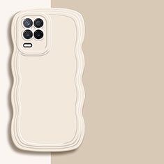 Silikon Hülle Handyhülle Ultra Dünn Flexible Schutzhülle 360 Grad Ganzkörper Tasche YK1 für Realme Q3i 5G Weiß